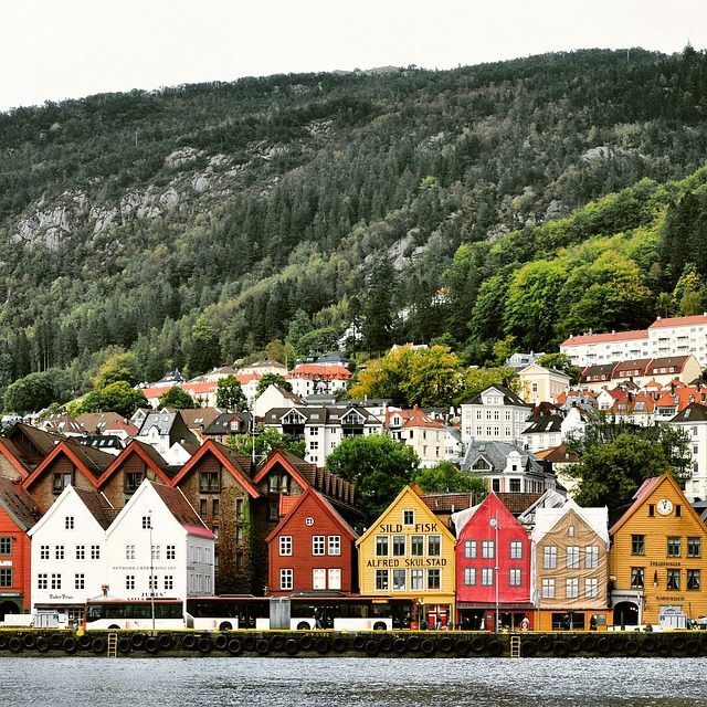 Norwegian fjord resorts for pale light and sharpened quiet